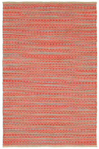 LR Resources Natural Fiber 03331 Red Hand Woven Area Rug 7'9'' X 9'9''