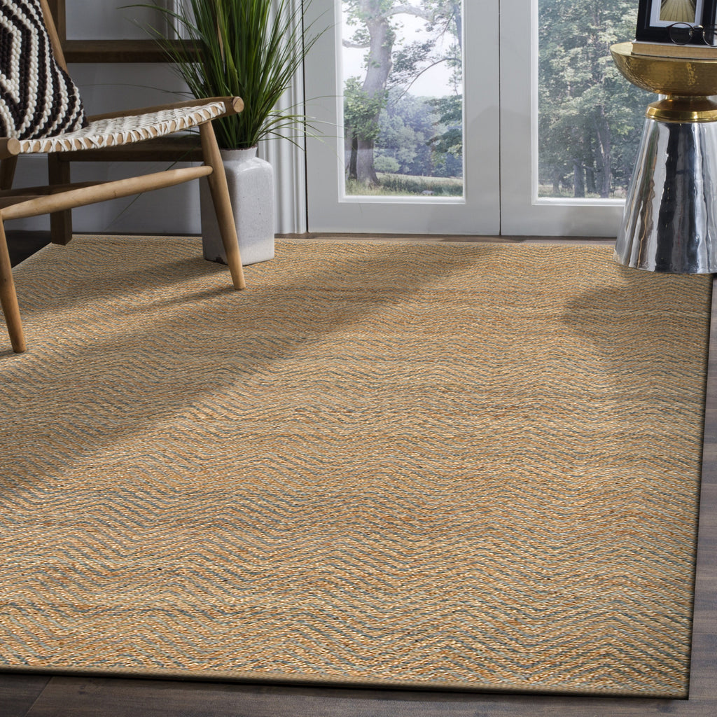 LR Resources Natural Fiber 03344 Med Gray Area Rug Lifestyle Image Feature