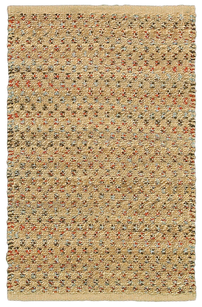 LR Resources Natural Fiber 03345 Dark Rust Hand Woven Area Rug 5'' X 7'9''