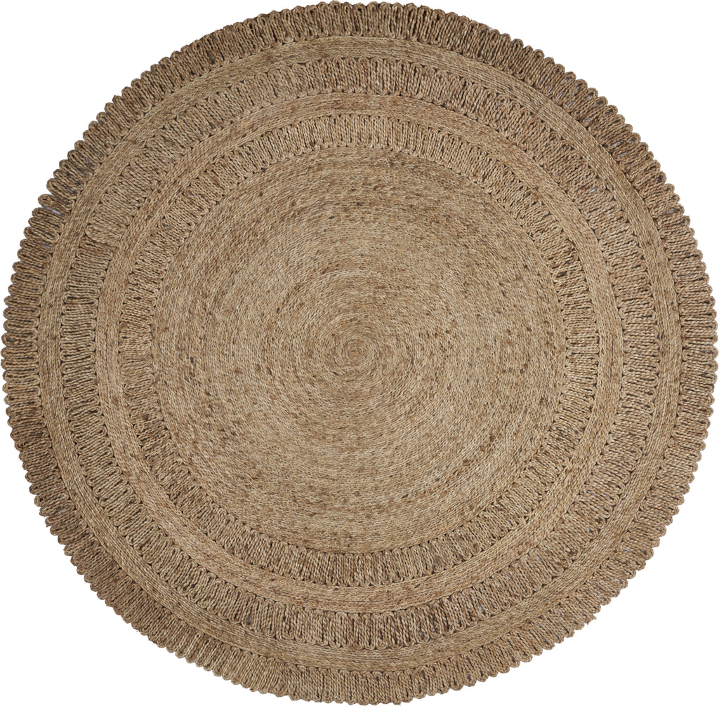 LR Resources Natural Jute 12034 Gray Area Rug main image