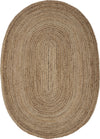 LR Resources Natural Jute 12036 / Gray Area Rug 
