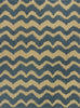 KAS Natura 2250 Blue Chevron Area Rug main image