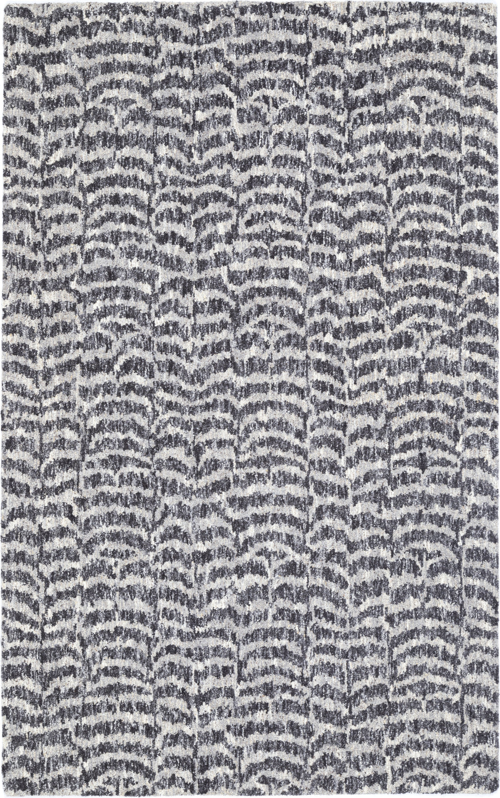 NuStory Bovina Natural Turkey Feathers Gray Area Rug by Newell Turner main image