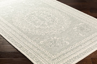 Surya Newcastle NCS-2306 Area Rug on wood flooring