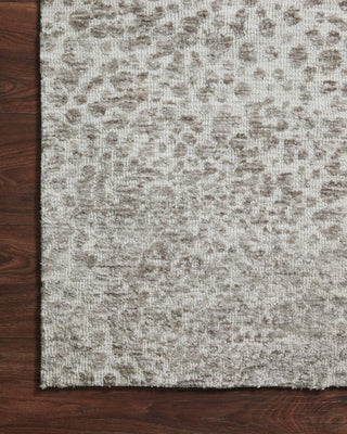 Loloi II Neda NED-02 Silver / Ivory Area Rug Corner Image