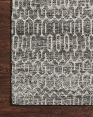 Loloi II Neda NED-03 Ivory / Charcoal Area Rug Corner Image