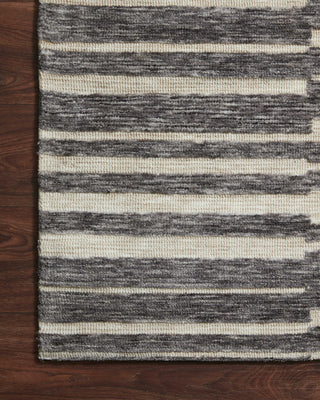 Loloi II Neda NED-06 Natural / Slate Area Rug Corner Image