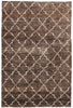 Chandra Nesco NES-32702 Dark Brown Area Rug main image