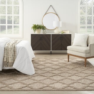 Nourison Easy Care NES01 Natural Beige Area Rug Main Image