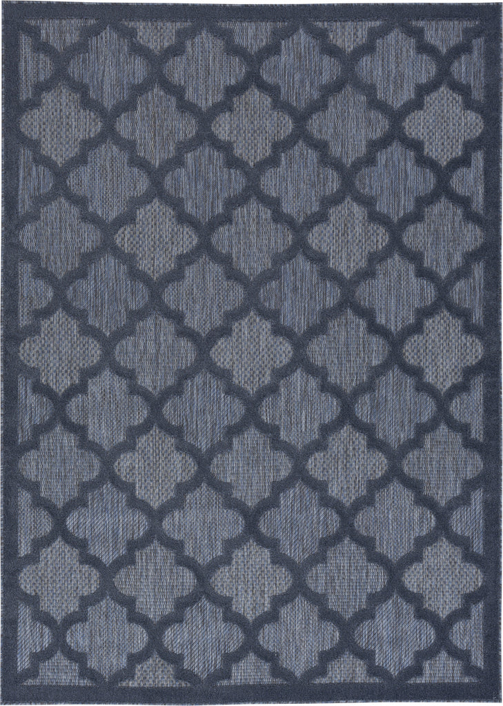 Nourison Easy Care NES01 Navy Blue Area Rug main image