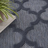 Nourison Easy Care NES01 Navy Blue Area Rug Main Image