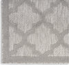 Nourison Easy Care NES01 Silver Grey Area Rug Room Image