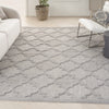 Nourison Easy Care NES01 Silver Grey Area Rug Main Image