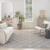 Nourison Easy Care NES01 Silver Grey Area Rug Main Image