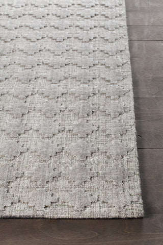 Chandra Netix NET-33200 Grey Area Rug Corner Shot