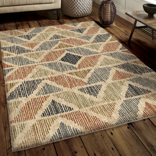 Orian Rugs New Horizons Nairobi Multi Area Rug Room Scene Feature