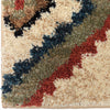 Orian Rugs New Horizons Locked Geos Beige Area Rug Close Up