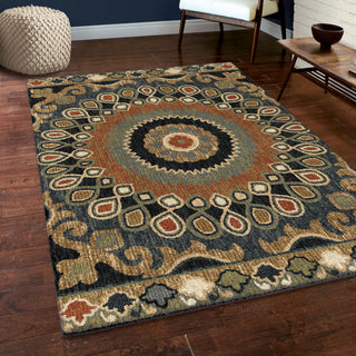 Orian Rugs New Horizons Global Scope Multi Area Rug Room Scene Feature