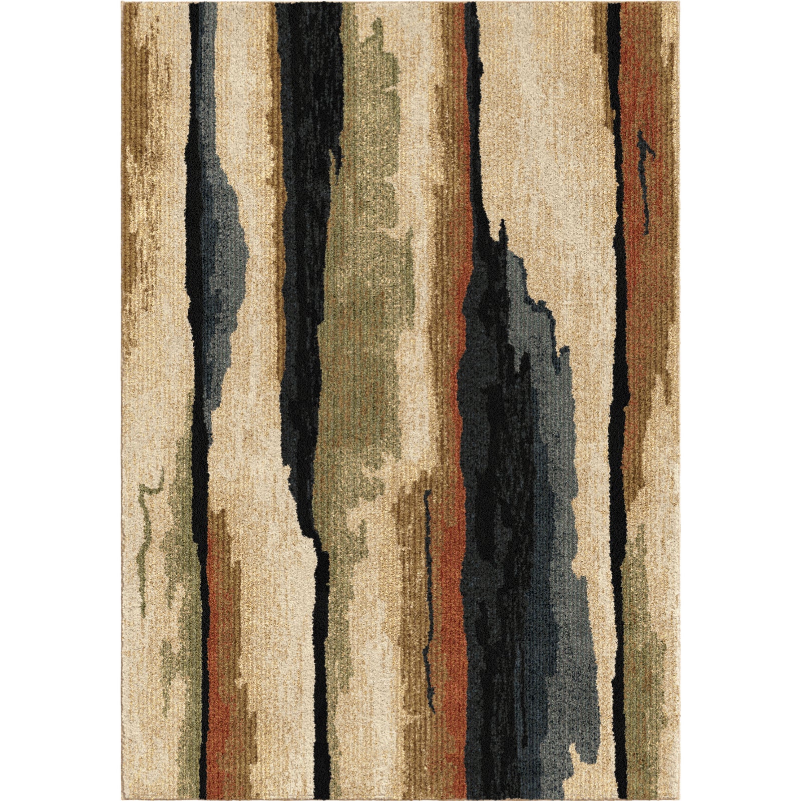Orian Rugs New Horizons Colored Bark Beige Area Rug main image
