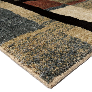 Orian Rugs New Horizons Blocked Colors Multi Area Rug Corner Shot