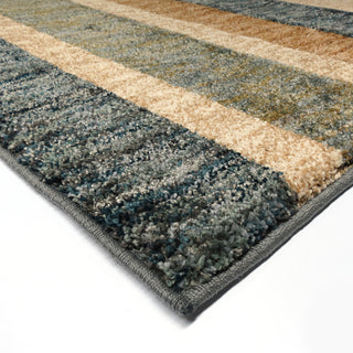 Orian Rugs New Horizons Layered Sand Multi Area Rug Corner Shot