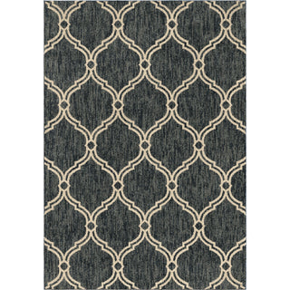 Orian Rugs New Horizons Parisian Tiers Dark Blue Area Rug main image