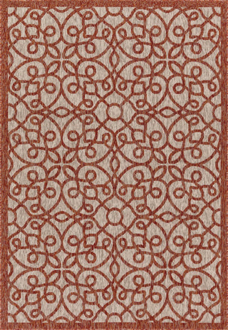 Loloi Newport NP-02 Grey / Spice Area Rug main image