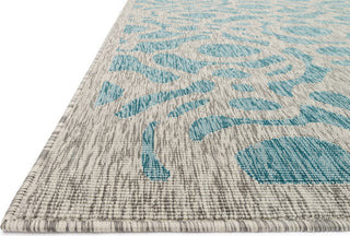 Loloi Newport NP-06 Aqua / Grey Area Rug 