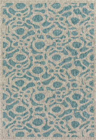 Loloi Newport NP-06 Aqua / Grey Area Rug main image