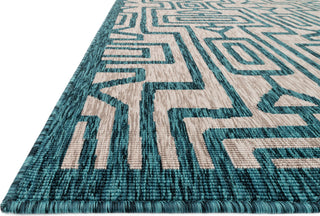 Loloi Newport NP-09 Grey / Teal Area Rug 