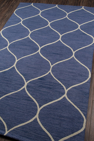 Momeni Newport NP-10 Blue Area Rug Detail Shot Feature