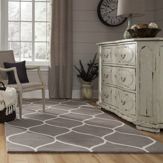 Momeni Newport NP-10 Grey Area Rug Room Scene Feature