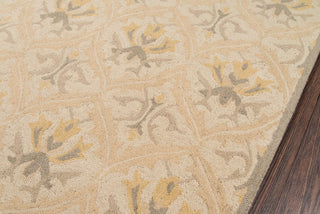 Momeni Newport NP-11 Beige Area Rug Corner Shot