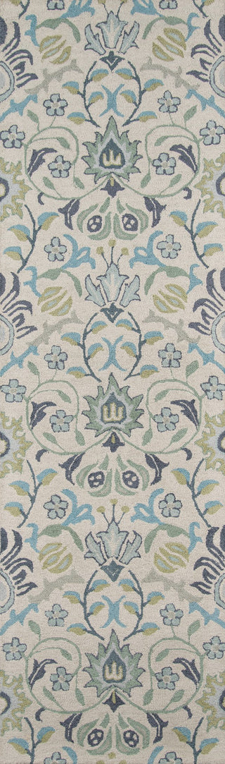 Momeni Newport NP-12 Blue Area Rug Closeup