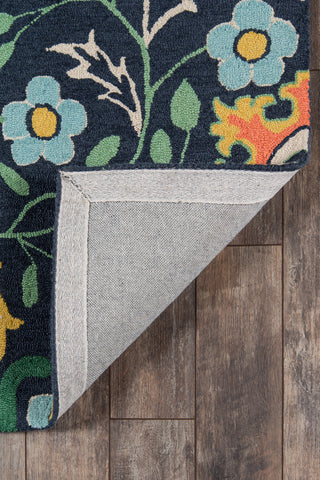 Momeni Newport NP-12 Navy Area Rug Room Image Feature