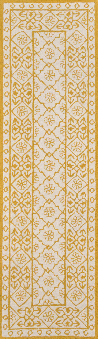 Momeni Newport NP-17 Gold Area Rug Closeup