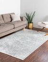 Unique Loom Newport T-NWPT1 Gray Area Rug Rectangle Lifestyle Image