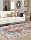 Unique Loom Newport T-NWPT2 Red Area Rug Rectangle Lifestyle Image