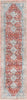 Unique Loom Newport T-NWPT2 Red Area Rug Runner Top-down Image