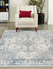 Unique Loom Newport T-NWPT4 Gray Area Rug Rectangle Lifestyle Image