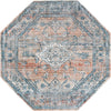 Unique Loom Newport T-NWPT4 Multi Area Rug Octagon Top-down Image