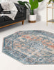 Unique Loom Newport T-NWPT4 Multi Area Rug Octagon Lifestyle Image Feature