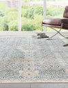 Unique Loom Newport T-NWPT5 Gray Area Rug Rectangle Lifestyle Image