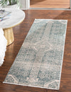 Unique Loom Newport T-NWPT5 Gray Area Rug Runner Lifestyle Image