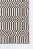 Momeni Newton NWT-1 Brown Area Rug by Erin Gates Close up