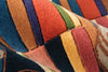 Momeni New Wave NW-02 Ziggy Blue Area Rug Detail Shot