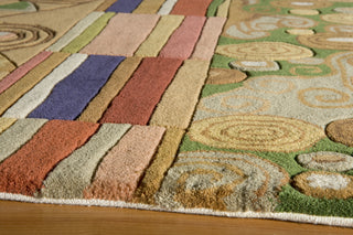 Momeni New Wave NW-02 Ziggy Multi Area Rug Closeup