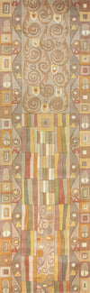 Momeni New Wave NW-02 Taupe Area Rug Close up
