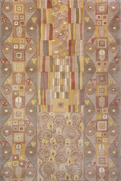 Momeni New Wave NW-02 Taupe Area Rug main image