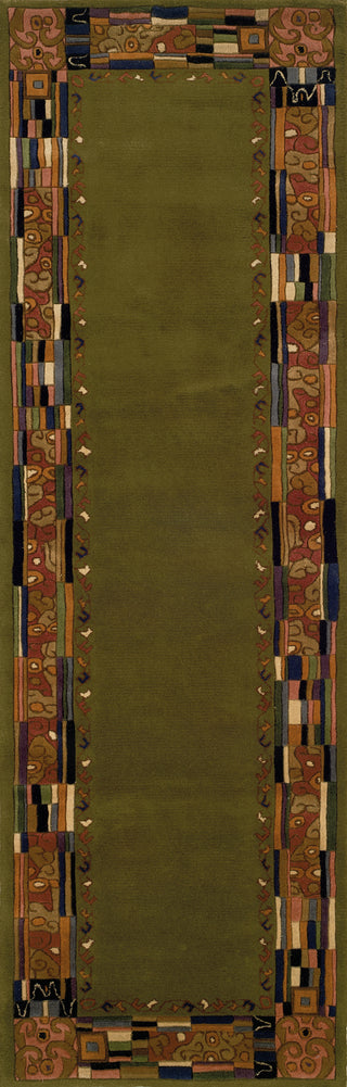 Momeni New Wave NW-03 Olive Green Area Rug Runner